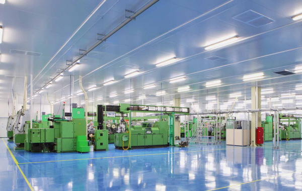 Produktionsräume eines Industrieunternehmens